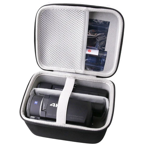 JINMEI Hard EVA Carrying Case Compatible with Sony FDR-AX53/ FDR-AX43/Panasonic HC-V785/HC-V770/ kimire/SEREE Video Camera Full HD 1080P Camcorder package case