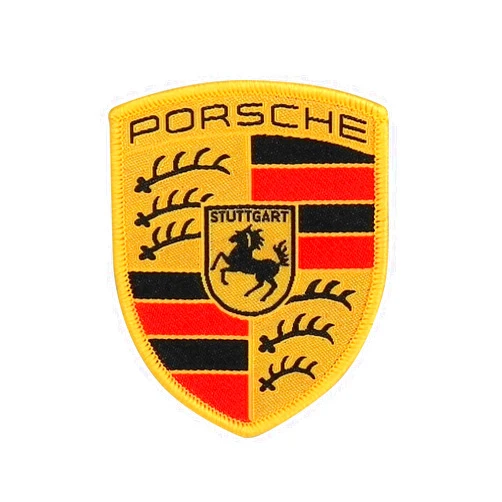 Porsche Crest Sew-On Badge