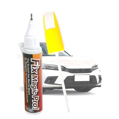 Zlirfy Touch Up Paint Pen,Car Scratch Remover for Deep Scratches,Two-In-One Car Paint Scratch Repair Pen,Car Accessories Car Paint Pen Car Touch Up Paint,Car Scratch Remover for Deep Scratches (White)