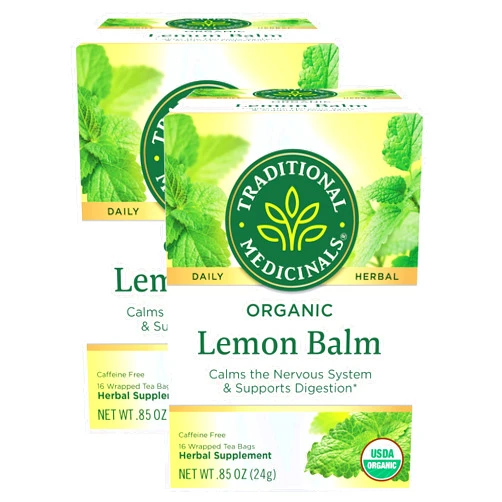 Traditional Medicinals Tea Lemon Balm Org ( 2 Pack)