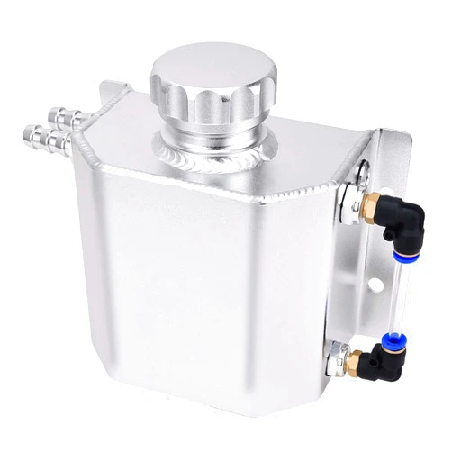 EVIL ENERGY Radiator Coolant Overflow Tank,Coolant Recovery Tank 1L Aluminum Universal