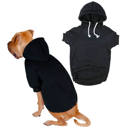 PICKUPIK Blank Dog Sweatshirt Pet Hoodie for Medium Dogs Doggie Clothes