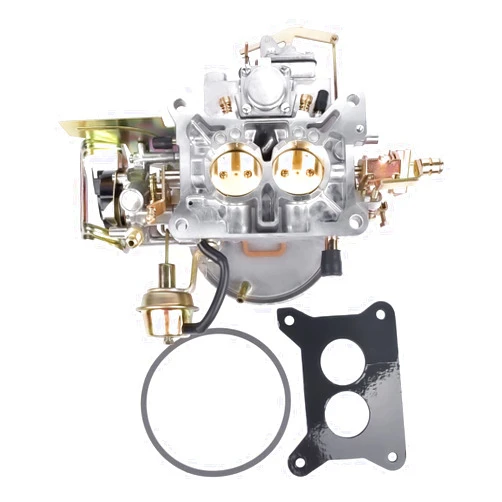 GELUOXI 2 Barrel Carburetor Carb 2100 2150 A800 Replacement for Ford 289 302 351 Mustang Cu Jeep Engine F100 F250 F350 Jeep 360 Cu Electric Choke Carb with Mounting Gasket