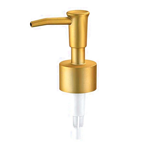HUI JIN 2Pcs Dispenser Pump,Plastic Liquid Dispenser Replacement Pump,for Kitchen Bathroom Worktop Bottles Fog Gold