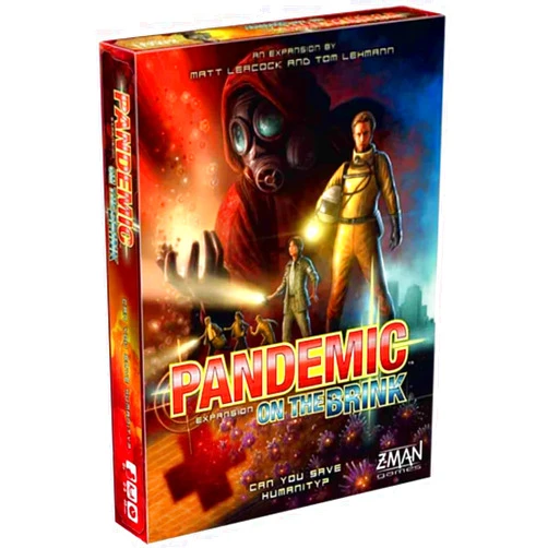 Z-Man Games Pandemic on the Brink Board Game EXPANSION - Face New Challenges and Save Humanity! Cooperative Strategy Game for Kids and Adults, Ages 8+, 2-5 Players, 45 Minute Playtime, Made by Z-Man Games
