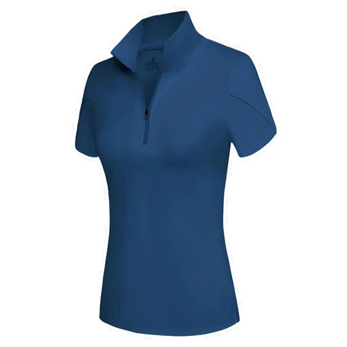 JACK SMITH Women's Golf Shirts Short Sleeve UPF 50+ Workout Tops for Women Moisture Wicking Dry fit Polo Shirts S-2XL