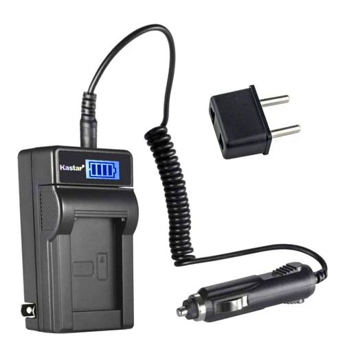 Kastar CGR-D16S LCD AC Battery Charger Compatible with Panasonic PV-DV51, PV-DV52, PV-DV53, PV-DV73, PV-DV100, PV-DV100K, PV-DV101, PV-DV102, PV-DV103, PV-DV121, PV-DV151, PV-DV200