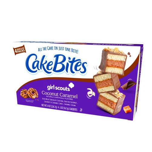 COOKIES UNITED ALWAYS FRESH The Original CakeBites, Girl Scouts™ (Family Pack, Coconut Caramel)