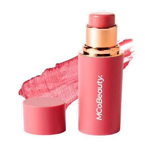 MCoBeauty - Baby Face Multiuse Cream Stick for Lips and Cheeks - Blush Stick in Pink Rose Shade - Contains Moisturising Jojoba Seed Oil, Coconut Oil and More - Peony Rose