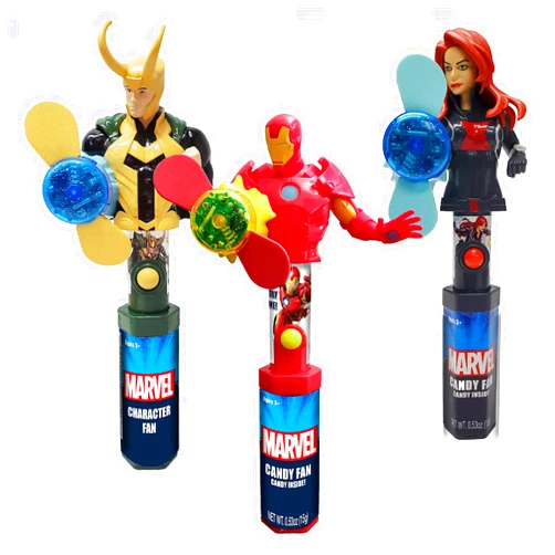 CandyRific® Avengers™ Superhero Character 3pk Bundle - Black Widow™, Iron Man™, and Loki™ Fan Toy Figure in Blister Pack, No Candy Included 3 Pack Black Widow/Iron Man/Loki