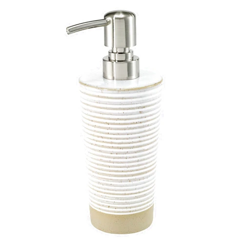 Avanti Linens - Soap Dispenser/Lotion Pump, Matte Textured Home Decor (Drift Collection), Multicolor