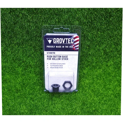 GrovTec GTHM198: Push Button Base for Hollow Stock Full Rotation