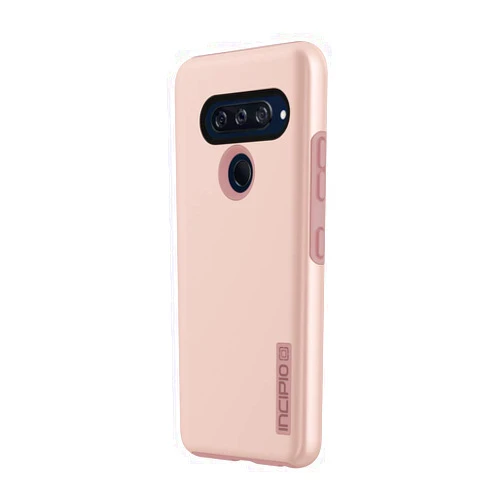 Incipio DualPro Case Compatible with LG V40 ThinQ - Iridescent Rose Gold