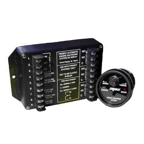 Fireboy-Xintex Engine Shutdown System w/Round Display