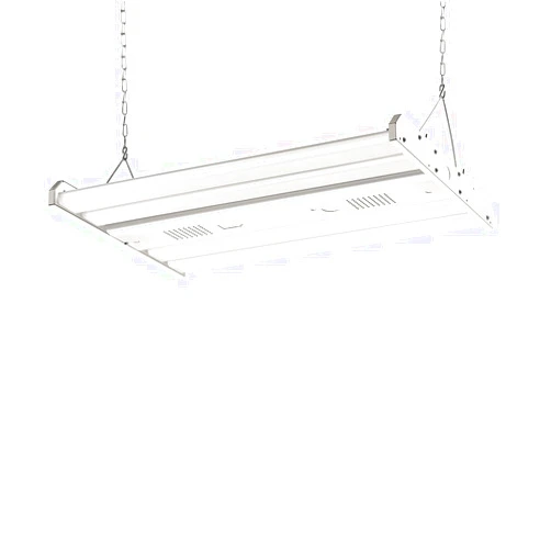 ELECALL LED Linear High Bay Light 27135LM 201W 2FT 5000K(800W HPS Eqv.) Warehouse Light for Workshops Garages Shop Hanging and FlushMount,0-10V Dim UL DLC,8 Lamp Fluorescent Replace