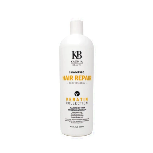 Kashia Beauty. Shampoo Hair Repair Keratin. Restoration and strengthening of ends to roots for hair damaged by external factors and chemicals. 900 ml.