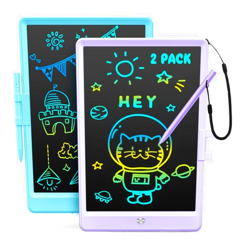 Kidopire LCD Writing Tablet, 2Pack Reusable Drawing Pad for Kids, Colorful Doodle Board Kids Drawing Tablet, Educational Toddler Girl Toys, Birthday Gift Ideas for 3 4 5 6 7 8 Year Old Kids