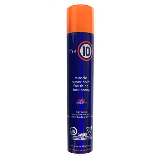 It's a 10 Haircare It's A 10 Miracle Super Hold Finishing Spray Plus Keratin 10 Oz