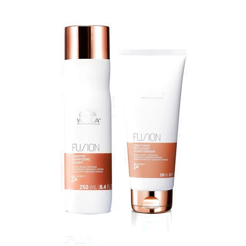 Wella Professionals Fusion Intense Repair Shampoo & Conditioner Set, Hair Repair & Anti Hair Breakage