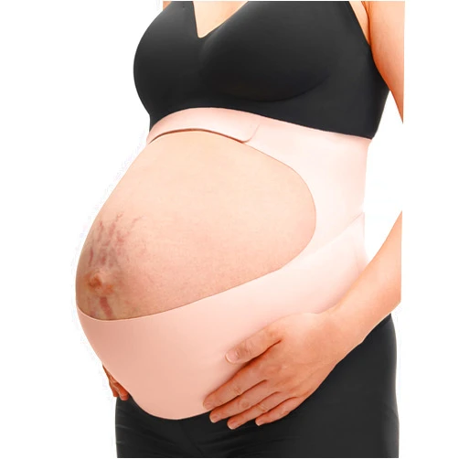 Momcozy Pregnancy Belly Band, CozySupport Ergonest Maternity Belly Band, Invisible Pregnancy Belt for Back, Abdomen, Waist