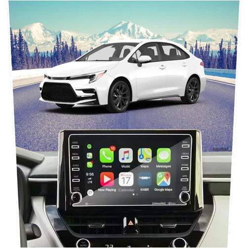 PZSWUXIE for 2020-2022 Toyota Corolla LE/XLE/SE/XSE/Hatchback & 2022 Corolla Cross LE/XLE 8 Inch Tempered Glass Screen Protector 9H Hardness Accessories LCD Touchscreen(Not for 2023 2024 8 Inch)
