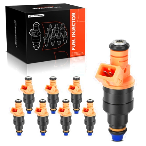 A-Premium Set of 8 Fuel Injector - Compatible with Ford, Lincoln, Mercury Vehicles - 4.6L 5.0L 5.4L 5.8L - E150, E250, E350, F150, F250, F350, Mustang - Replace Part 0280150943, 0280150939, 0280150909