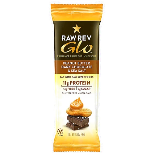 Raw Rev Glo Peanut Butter Dark Chocolate & Sea Salt 