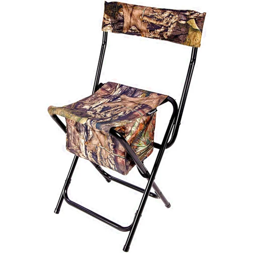 AMERISTEP Hunting Foldable Design Portable Lightweight High-Back Blind Chair with Backrest, Mossy Oak Break-up Country
