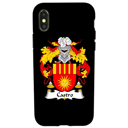 Family Crest and Coat of Arms clothes and gifts iPhone X/XS Castro Coat of Arms - Family Crest Case