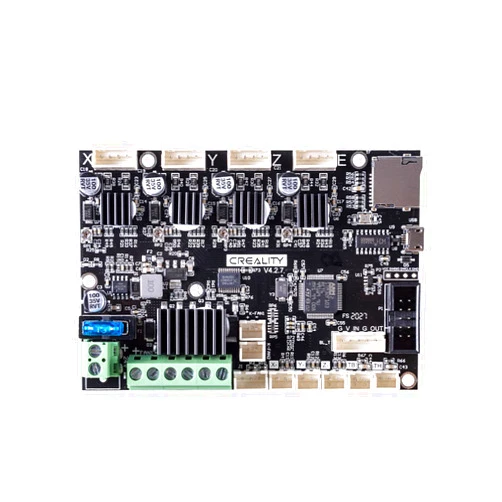 Creality Ender 3 Silent Motherboard, Upgraded 32 Bit 3D Printer Silent Board Motherboard V4.2.7 with TMC2225 Driver Marlin for Ender 3, High Quality Assembly and Use Easily Ender 3 Silent Motherboard