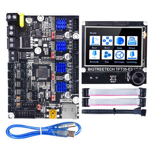 BIGTREETECH SKR Mini E3 V2.0 Control Board 32-Bit New Upgrade for Creality Ender 3, with TFT35 E3 V3.0 Graphic Smart Display Controller Board