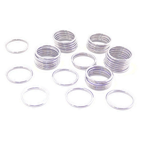Inoxia Welded Rings - 316 Stainless Steel - Size: 30mm - Pack Quantity: 20 - by Inoxia