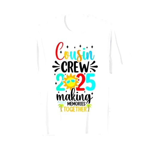 Family Reunion Vibes Cousin Camp making memories Cousin crew 2025 Summer Vacation Beach Family Trips Matching T-Shirt