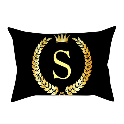 TUNKENCE Boho Decorative Throw Pillow Covers Pillow Home Cover Gold Black Cover Decor Sofa and Cushion Letter Pillow Case for Sofa Couch Spring Holiday Home Decor,12x20inch