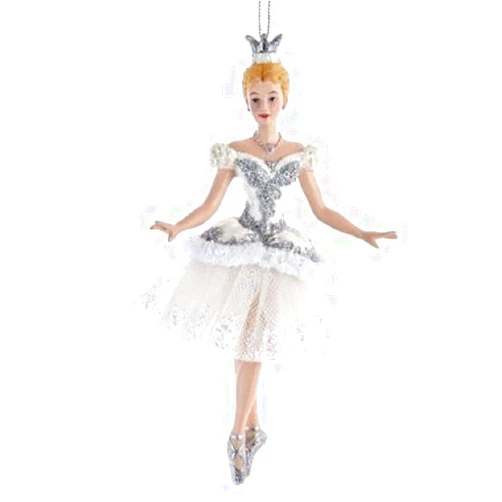 Kurt S. Adler Nutcracker Suite Snow Queen Ballerina Ornament E0425 New