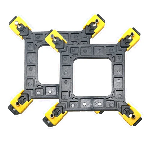 RLECS 2pcs Plastic Adjustable 775/1155/1156/1366 CPU Backplane Desktop Backplate Cooler Bracket for Intel