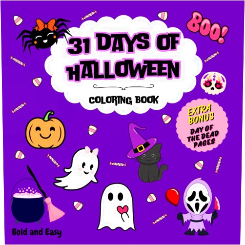 Natalie Sierra 31 Days of Halloween Coloring Book: Nati's Coloring Corner