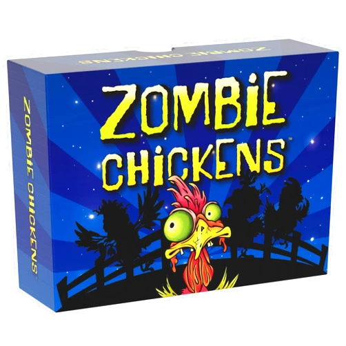 Sweet Bros Games Zombie Chickens - Fun Family Card Games for Adults, Teens & Kids - Survival Zombie Game, 3 Ways to Play: Competitive, Cooperative & Solo (1-4 Players)