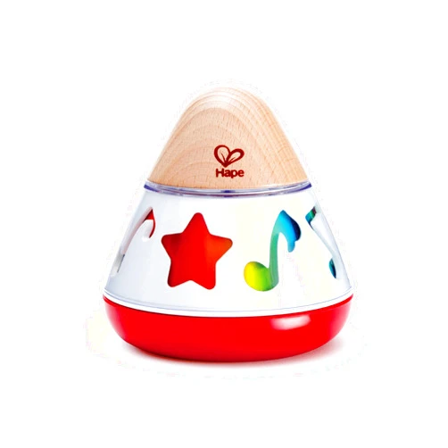Hape E0332 Rotating Baby Music Box, Spin & Play The Music, Battery Not Needed, 40 x 40 Cm, Multicolor