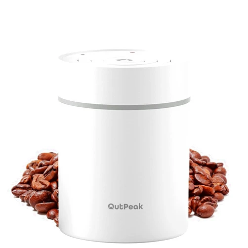 OUTPEAK Neo 2024 Latest Automatic Vacuum Coffee Canister, 0.5L Capacity for 4.6oz of Fresh Coffee Beans, One-Button Electric Operation, Perfect for Home, Travel, and Gifting