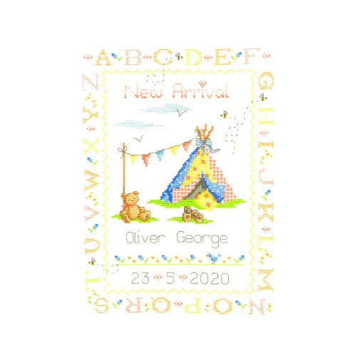 DMC Welcome to The World Cross-Stitch Kit