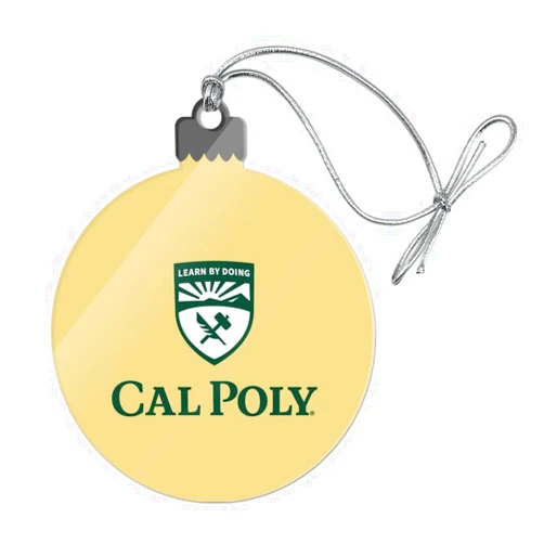 GRAPHICS & MORE Cal Poly Primary Logo Acrylic Christmas Tree Holiday Ornament