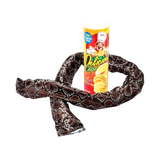 Wedhapy Snake Prank The Original Snake in a Potato Chip Can Prank-Funny Classic Snake in a Can Prank for Kids, Scary Snake in a Can Trick Gag Gift Toy Prank Toys