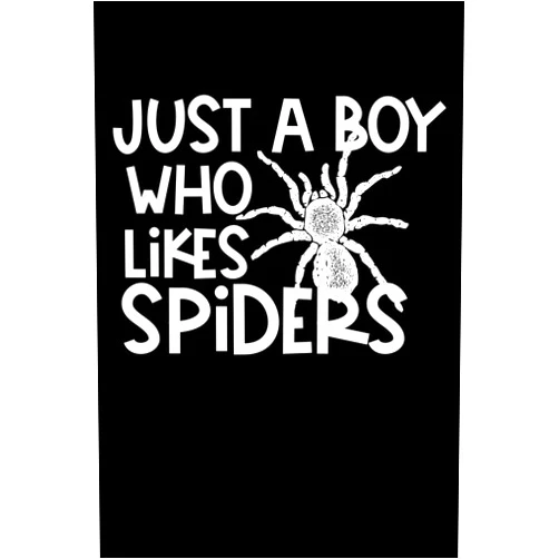 InkDrop Publishing Just A Boy Who Loves Spiders: Composition Lined Notebook Journal Funny Gag Gift For kids