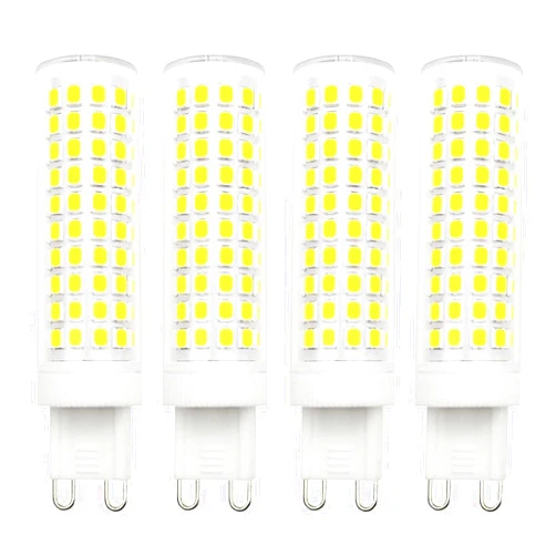 LIENNGKE G9 Led Light Bulb 100W Halogen Equivalent Daylight White 10W 6000K 1000 Lumen AC 110v 120v Bedroom Lamp Pack of 4