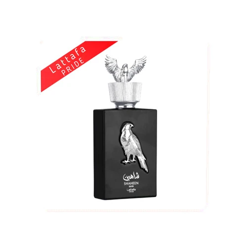 Lattafa Pride Shaheen Silver EDP Spray 20ML (0.67 OZ), Travel Size Unisex Perfumes for Men & Women.