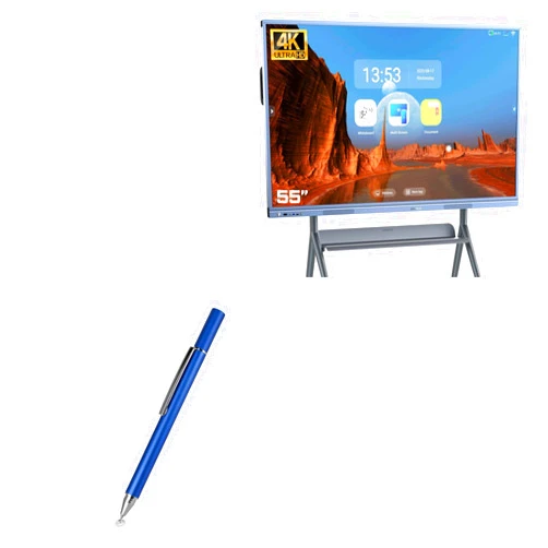 BoxWave Stylus Pen Compatible with JYXOIHUB JYX55HY-B (55 in) - FineTouch Capacitive Stylus, Super Precise Stylus Pen - Lunar Blue