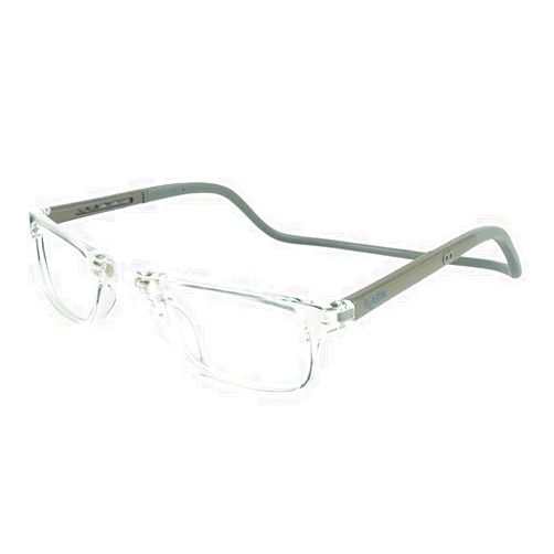 Clic Magnetic Reading Glasses for Men or Women, Soft Foldable Band, Computer Readers, Nashi (S-XL)