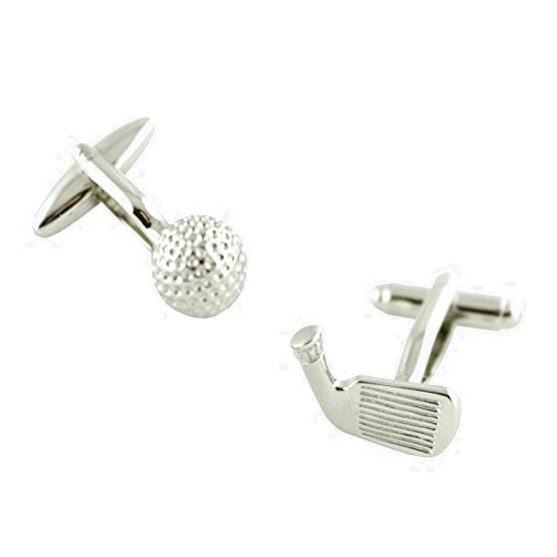 MasGemelos Golf Clubs and Ball Cufflinks