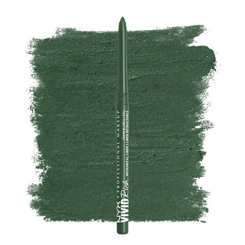 NYX PROFESSIONAL MAKEUP Mechanical Eye Pencil, Vivid Rich Mechanical, Creamy Retractable Eyeliner - Emerald Empire, Emerald Green Eyeliner